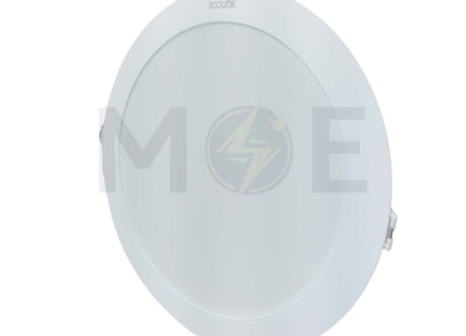 Ecolink LED DownLightPanel Light White Flush Circular Spot CoolWhite 4000K 1900Lm 20cm 24W  929003282037 EDL 190