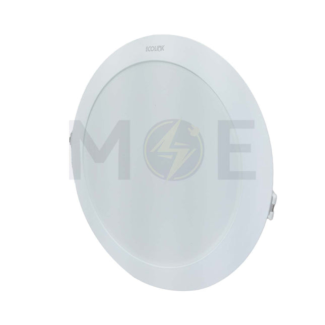 Ecolink LED DownLightPanel Light White Flush Circular Spot CoolWhite 4000K 1900Lm 20cm 24W  929003282037 EDL 190