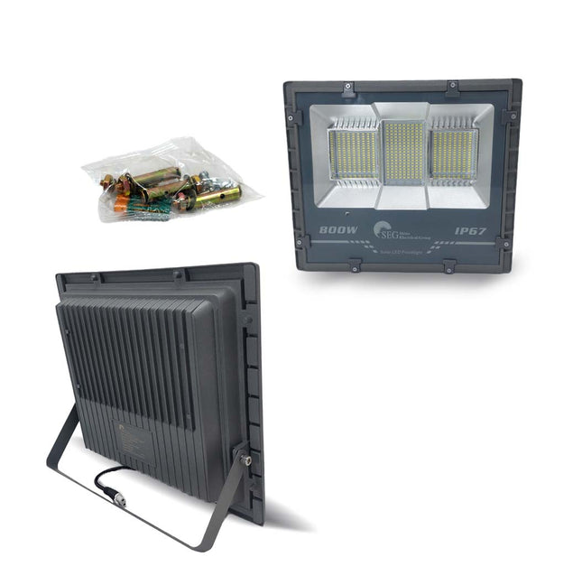 SEG LED IP67 SMD Solar Floodlight With Solar Panel & Remote Control Daylight 300W | NH-SE300W