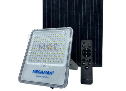 Megaman SMD LED Floodlight Solar With Solar Panel & Remote Control Warmwhite 400W 3000Lm IP65 | ZDLS3021/400