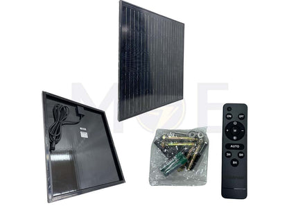 Megaman SMD LED Floodlight Solar With Solar Panel & Remote Control Warmwhite 400W 3000Lm IP65 | ZDLS3021/400