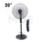 AGI Stand Fan With Timer Black 3 Speed 80W 5 Blades 20inch | AG-2013