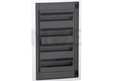 Schneider PrismaSeT IP40 Plastic Flush Distribution Board Smoked Door (486x810x137.5mm) 4Rx18module 72module | LVSXP418