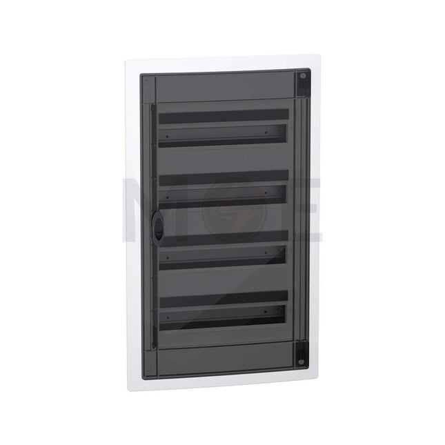 Schneider PrismaSeT IP40 Plastic Flush Distribution Board Smoked Door (486x810x137.5mm) 4Rx18module 72module | LVSXP418