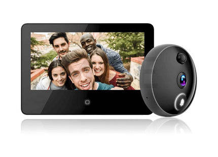 Eques Wireless Smart Video Doorbell Veiu Pro S31 Digital Peephole/ Door Viewer with 5.5 inch display and 2MP Full HD camera | EQS-S31