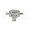 Coaxial TV antenna signal Splitter 1x IEC Female (socket) to 2x IEC Male (plugs) 2-Way