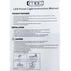 Mec LED Downlight/ Panel Light White Ceiling Surface Mounted Circular White 6500K 1600Lm 22cm 18W