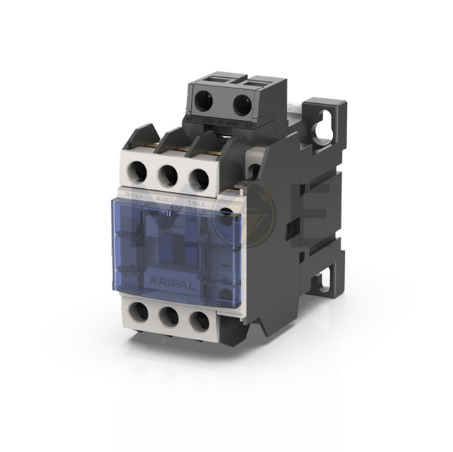Kripal Magnetic Contactor 3P (18-40A) 3NO, Aux: 1NO+1NC 220-690VAC | ZJ-UKC2-18-220 كونتكتور 3 فاز