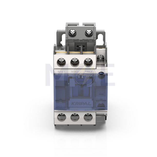 Kripal Magnetic Contactor 3P (18-40A) 3NO, Aux: 1NO+1NC 220-690VAC | ZJ-UKC2-18-220 كونتكتور 3 فاز