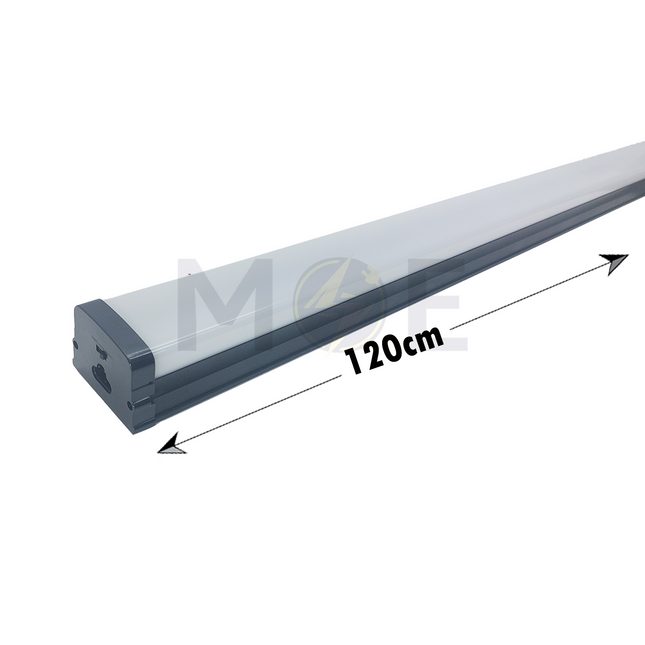 Classic Light IP20 Led Tube Light Fixture Black Daylight, Warmwhite, Coolwhite T15 40W 120cm | T152CT-CCT