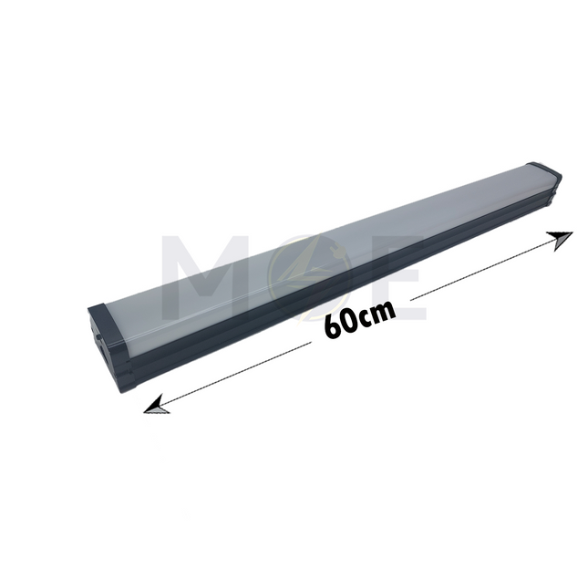 Classic Light IP20 Led Tube Light Fixture Black Daylight, Warmwhite, Coolwhite T15 20W 60cm | T156CT-CCT