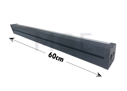 Classic Light IP20 Led Tube Light Fixture Black Daylight, Warmwhite, Coolwhite T15 20W 60cm | T156CT-CCT