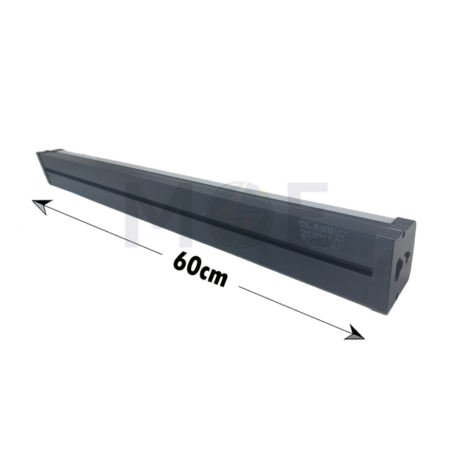 Classic Light IP20 Led Tube Light Fixture Black Daylight, Warmwhite, Coolwhite T15 20W 60cm | T156CT-CCT