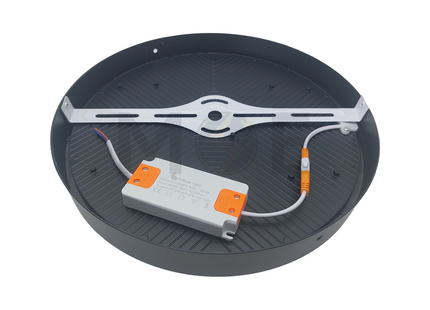 Classic Light LED DownLight/Panel Light Black Surface Narrow Edge FrameLess Circular Spot Warmwhite 3000K 30cm 60W | CL-2088R60WW