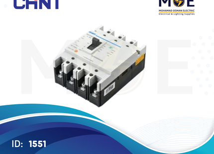 Chint MCCB (NM1-225H/4300/ NM1-250H/4300) 4P 160A Fix | 121215-126609 | دجنتور صناعي