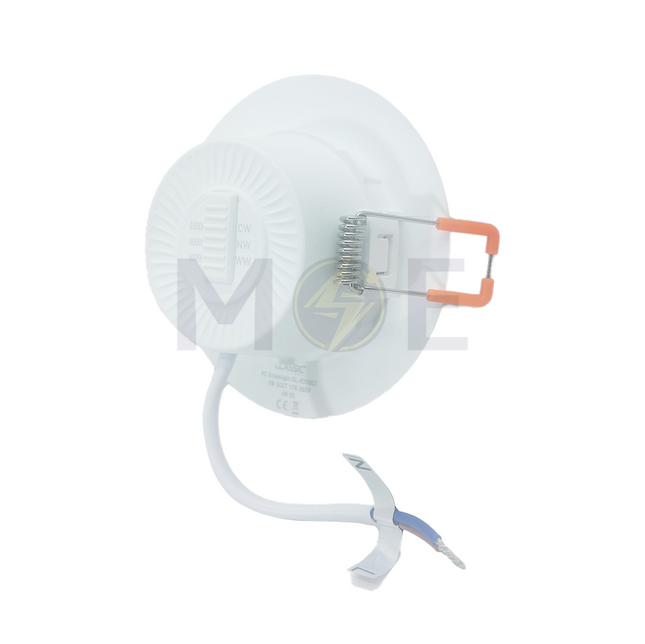 Classic Light LED DownLight/Panel Light White Flush Circular Spot Daylight, Warmwhite, Coolwhite 7.5cm 3W | CL-R203CT-CCT