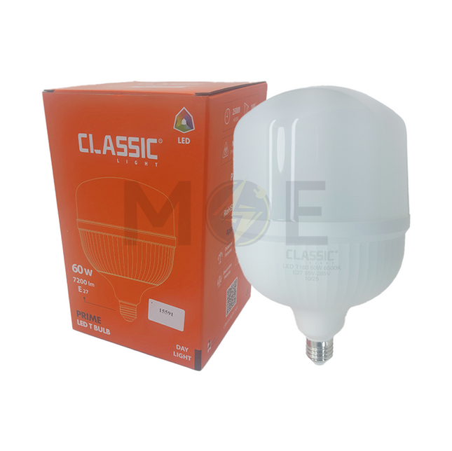 Classic Light LED Lamp Daylight T160 E27 60W | CL-T660DL