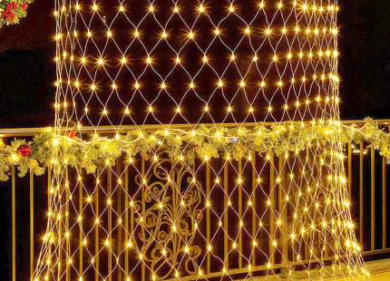 LEDMiniChristmasNetMeshStringlightWarmwhite2x3mt144L220V_1