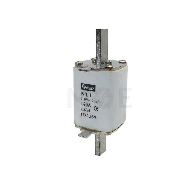 Orient Ceramic Knife/Blade Fuse 160A 500V AC 120KA gG/gL | NT1 فيوز سكين