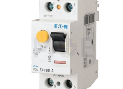 EATON RCCB AC-Type 16A 2P 30mA | mRCM-16/2/003 | دجنتور ديفرنسيال حماية مزدوجة - قاطع دفرنسيال مع حماية من الحمل الزائد