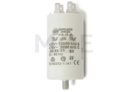 Ducati energia Motor Running Capacitor 18UF 425V/475V بوبين موتور