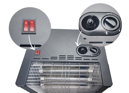 Rama Quartz Electric & Gas Heater 1200W (3x400W) | CZE-HQ201