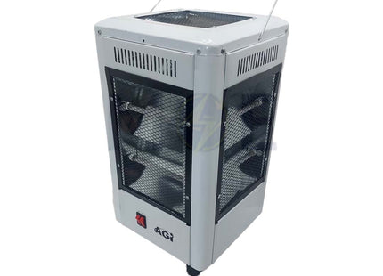 AGI Quartz Heater 5 Heating Sides 10 Quartz Tubes 2000W (10x200W) | AG-2100