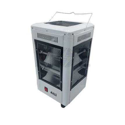 AGI Quartz Heater 5 Heating Sides 10 Quartz Tubes 2000W (10x200W) | AG-2100