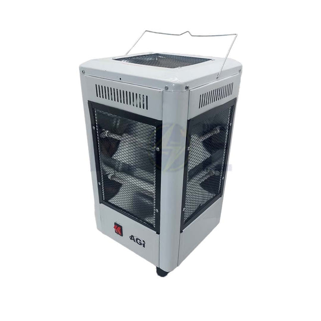 AGI Quartz Heater 5 Heating Sides 10 Quartz Tubes 2000W (10x200W) | AG-2100