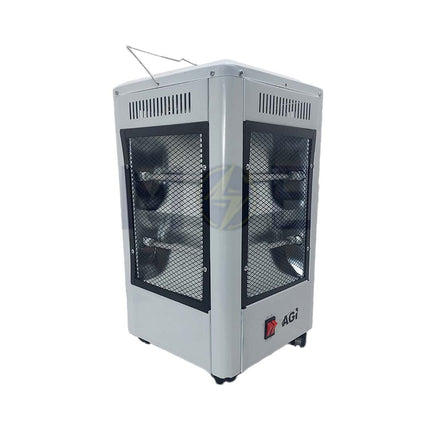 AGI Quartz Heater 5 Heating Sides 10 Quartz Tubes 2000W (10x200W) | AG-2100