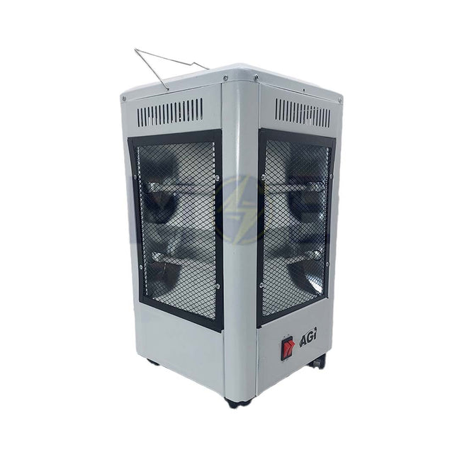 AGI Quartz Heater 5 Heating Sides 10 Quartz Tubes 2000W (10x200W) | AG-2100