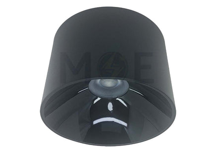 Onlex LED Downlight Surface Cylinder Spot Black Daylight, Warmwhite, Coolwhite 20x14cm 60W | LX419R/60W