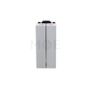 Sanshe 1way Double Switch White 16A 1P 1Module | KH1104 مفتاح مجوز مفتاحين مفارد ابيض