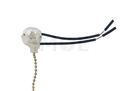 Kaiguan Ceiling Fan Pull Chain Light Switch On-Off 2 Wire | 3A125VL