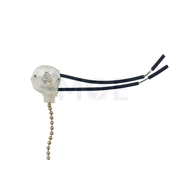 Kaiguan Ceiling Fan Pull Chain Light Switch On-Off 2 Wire | 3A125VL