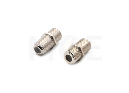 Coaxial Connector F-Type Female X2 | Double Coupler Female To Female F81 2-Way | F-512