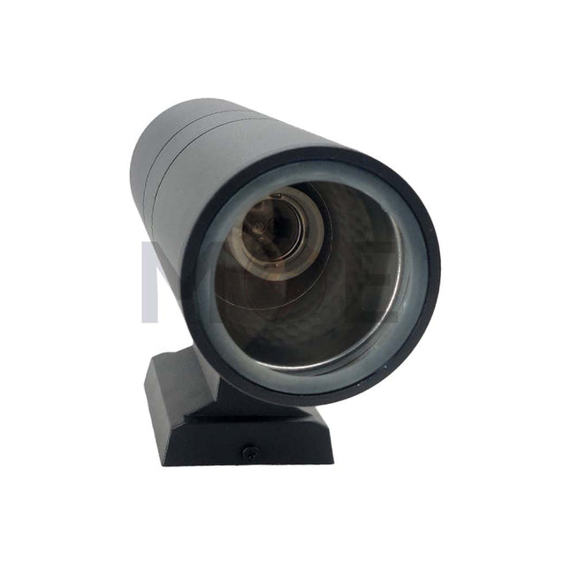 Outdoor UP & Down Wall Light Cylinder Black 2xE27 26cm | C013/2-90