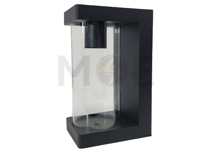 Modern Cylinder Curved Wall Light Black E27 20.8x12.7x9.3cm | 93211B