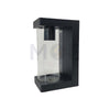 Modern Cylinder Curved Wall Light Black E27 20.8x12.7x9.3cm | 93211B
