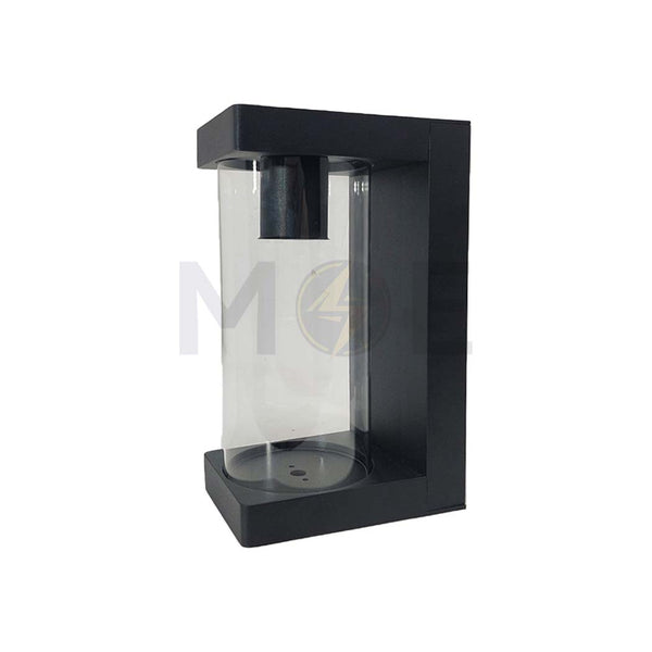 Modern Cylinder Curved Wall Light Black E27 20.8x12.7x9.3cm | 93211B