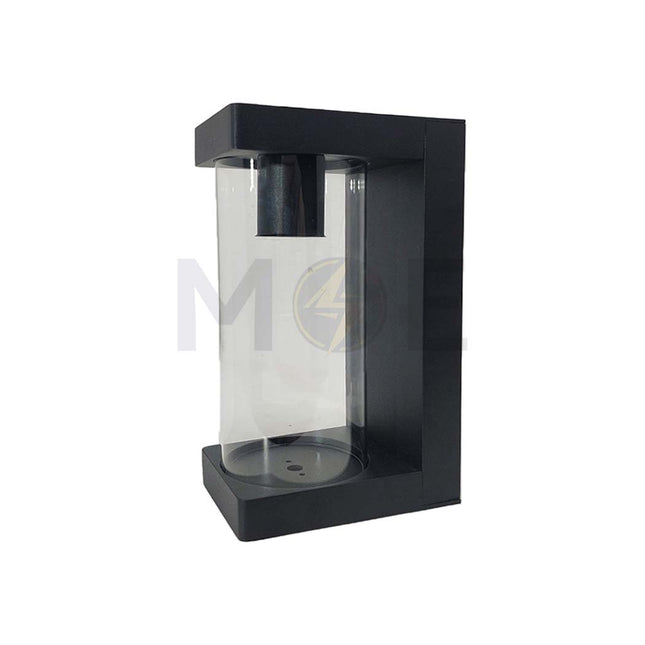 Modern Cylinder Curved Wall Light Black E27 20.8x12.7x9.3cm | 93211B