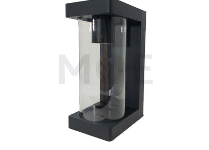 Modern Cylinder Curved Wall Light Black E27 20.8x12.7x9.3cm | 93211B