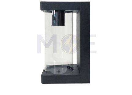 Modern Cylinder Curved Wall Light Black E27 20.8x12.7x9.3cm | 93211B