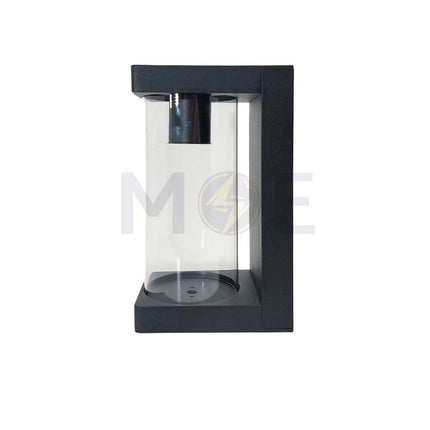 Modern Cylinder Curved Wall Light Black E27 20.8x12.7x9.3cm | 93211B