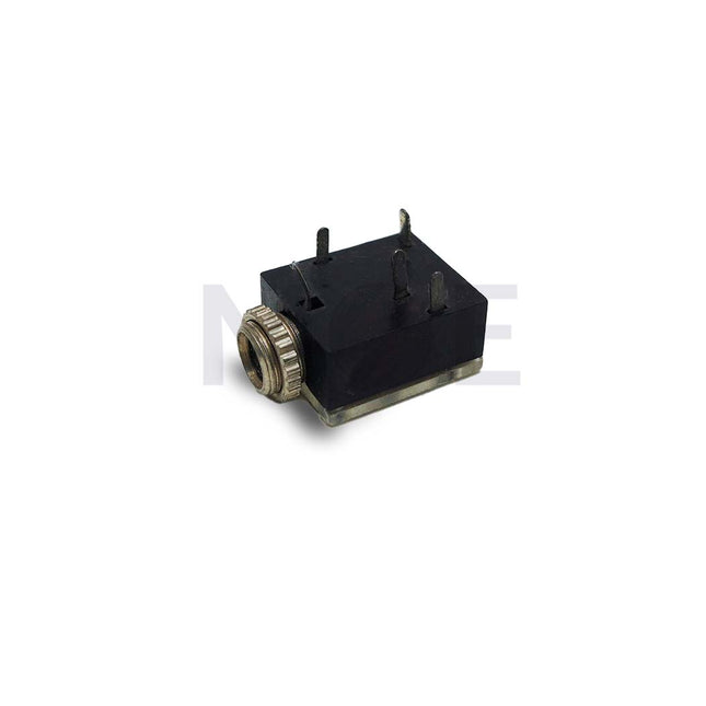 3.5mm Mono Female Jack Socket PCB Mount Plastic | JR3060A فيشة اوديو انتاية بلاستيك تلحيم على بورد