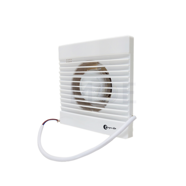 CuperA+ Axial Exhaust Fan Square (10cm / 4") 12W | N4 شفاط حمام بلاستيك مربع 