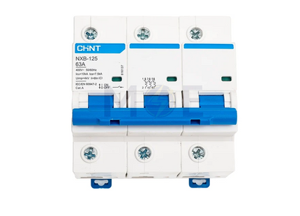Chint MCCB C NXB-125 10kA 3P 63A | 816137 دجنتور صناعي 3 فاز