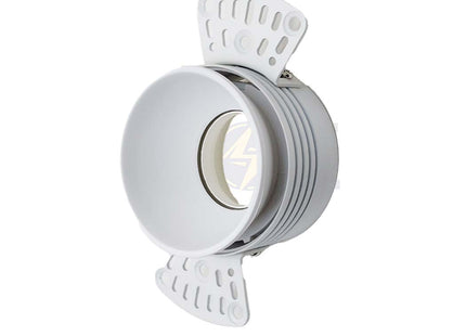 Onlex Downlight / Spotlight Frame Trimless Gypsum Fitting MR16 White Recessed Circular MR16 7cm | LX-332