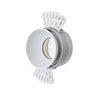 Onlex Downlight / Spotlight Frame Trimless Gypsum Fitting MR16 White Recessed Circular MR16 7cm | LX-332