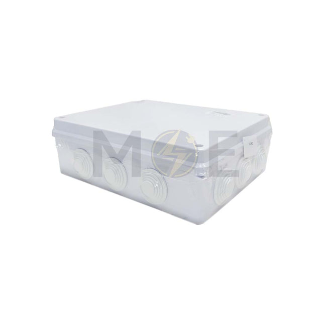 Leader IP65 Surface Distribution Mounting Box Square With Cable Gland 255x200x80mm | RAM-400C6